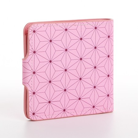 Wallet on the button, pink color-1