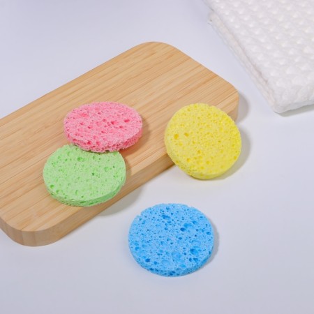 A set of spunges for washing "softness", d = 5.8 cm, 4 pcs, multi -colored-5