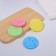 A set of spunges for washing "softness", d = 5.8 cm, 4 pcs, multi -colored