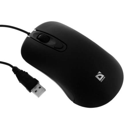 The mouse Defender Classic MB-230, wired, optical, 1600 dpi, 3 buttons, black