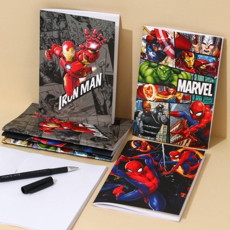 Notepad A5, on the paper clip, 40 sheets, to the point, Avengers-2
