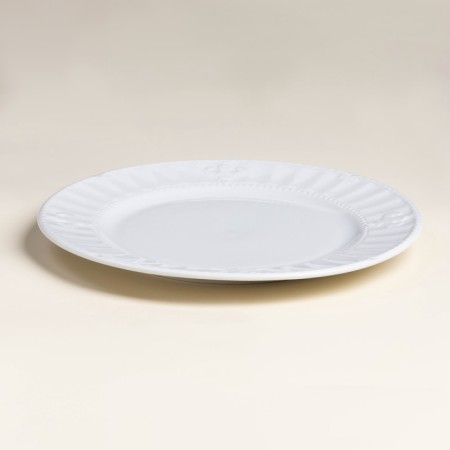 Set of porcelain plates SL Home "Vintage Frank", D = 22 cm, white color-2