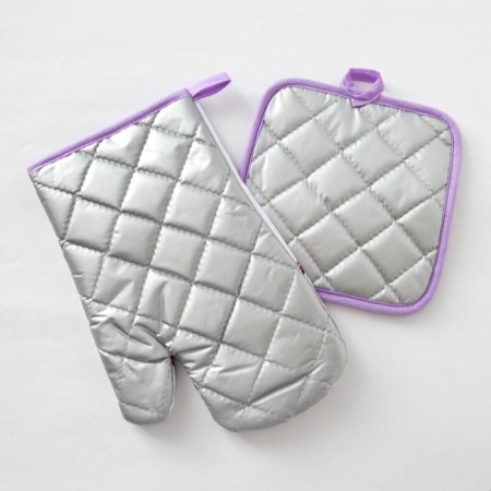 Kitchen set "Dolyana" LOVE, TRASE 17X17 cm, mitten 26x16 cm-2