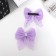 Hair clamp "Marta" (set 2 pcs) overflow, 7.5 cm, lilac