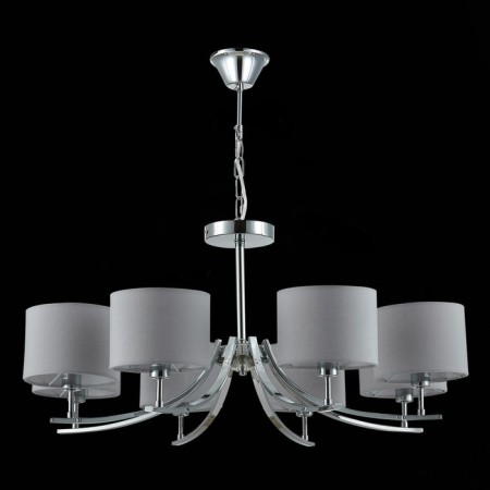 Suspended EVOLUCE lamp. Sle105303-08. Linda. 8x40 watts, E14, 77x77x71 cm, chromium color-3