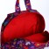 Baby backpack on lightning, external pocket, reflective strip, lilac color