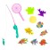 Fishing "Beautiful fish" 9 fish, fishing rod, net