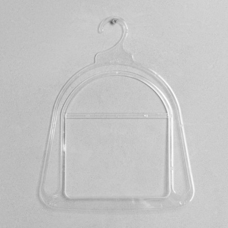 Hanger for hats, plastic, 24 × 30 cm, transparent color-2