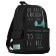 Youth backpack 40 x 30 x 17 cm, Bruno Visconti 12-003 "Go Fast. Samokat" Black