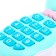Musical phone number "Sweet bunny", sound, light, blue color