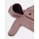 Combineson children's insulated Rant Rocky, height 62 cm, dairy-brown color