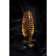 Sexus Glass anal plug, glass, yellow, 13 cm, d = 4 cm