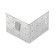 Sibrtekhi fastener, equilateral, KUR 80 x 80 x 60 mm.