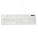 Keyboard Gembird KB-8355U, wired, membrane, 104 keys, USB, white