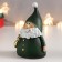 Souvenir Polystone "Grandfather Frost in a black caftan with a candy/bag" mix 10x6x5 cm