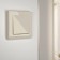 Frame for 1 post WL04-FRAME-01-IVORY, ivory color