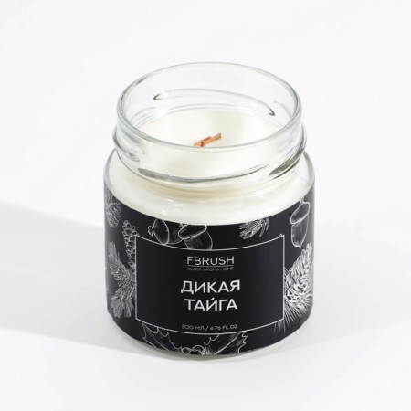 Soyvy candle Black Aroma Home "Wild Taiga", 200 ml-2