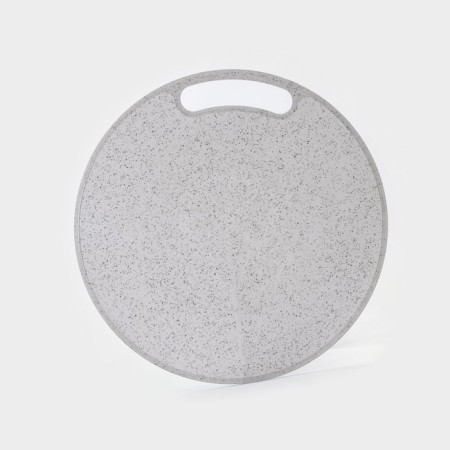 Board cutting plastic round "Eco", d = 31 cm, color gray color-1