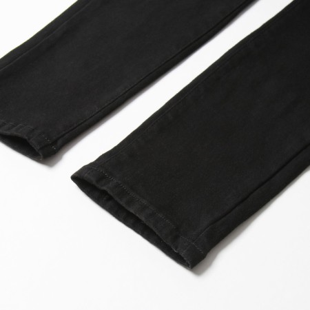 Jeans insulated female, black color, size 29 (44/46)-7