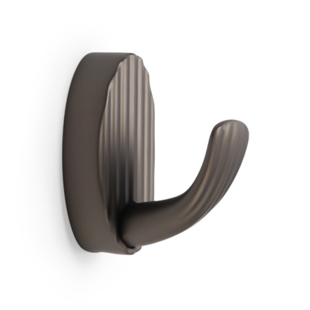 Furniture hook cappio sea, one -rod, zinc, color graphite