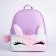 Open -leather backpack "Unicorn", with Plush pocket, 27x23 x 10 cm