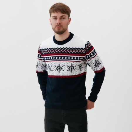 Knitted jumper KAFTAN "SNOW" size 44-5