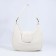 Lurch bag with lightning, external pocket, long belt, white color