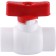 Ballic Kalde tap, mini, polypropylene, d = 20 mm, red handle