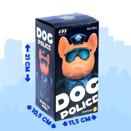 The toy "Police", works from batteries, dances, light and sound effects-4