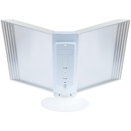 Demosystem desktop A4 OfficePace with 10 panels, white 359492