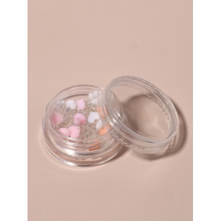 Assorted for decor "Tenderness", 3D effect, pink/transparent color-9