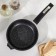 Granite Star pan, d = 18 cm, plastic handle, anti -stick coating, black color