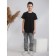 Teenage t -shirt, size 40, black color