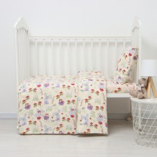 Baby Baby Baby Baby Baby Forest Fairy Tale, Beige Color, 112x147 cm, 110x150 cm, 60x60 cm, calico 142 g/m