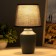 A Asel table lamp E14 40W Green 14x14x24 cm Risalux