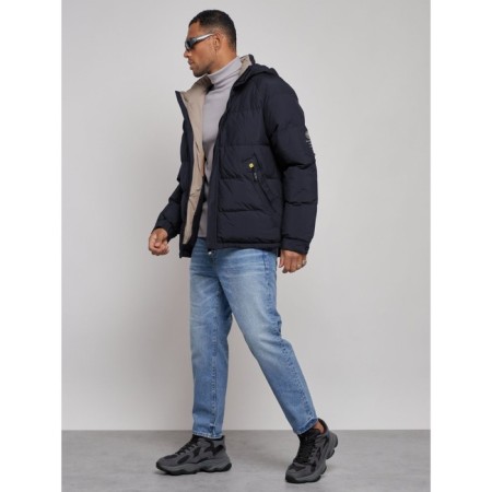 Sports male winter, size 56, dark blue color-1
