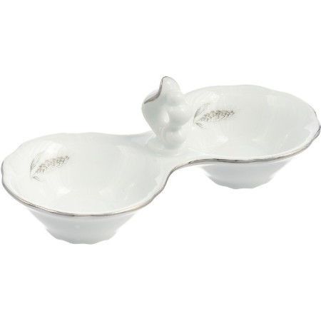 Double Constance Solonka, decor "Silver ears, platinum laying"-1