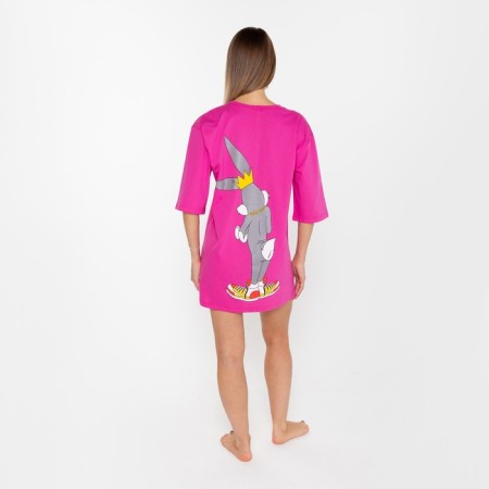 Homemade dress, pink color, size 50-6