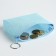 Women's wallet with lightning, blue color