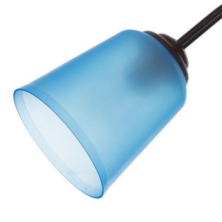 Causte "Online" (cylinder) 5x15W E27 Model: BR 00223 Wenge/Blue-5