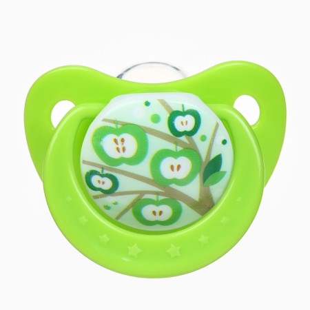 Dummy orthodontist., With a cap and a holder, from 0 months, the color is green / blue-5