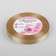 Satin ribbon, 10 mm × 23 ± 1 m, color champagne No. 123