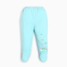 Sliders for a girl, mint color, height 68-74 cm
