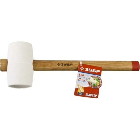 Kiyanka rubber bison 20511-680_z02, white rubber, wooden handle, 680 g-2