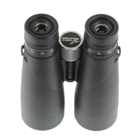 Binoculars Veber Sputnik Zoom, 10-20 × 50, black color-1