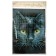 Diamond mosaic with partial filling on the canvas "Black Cat", 15 x 21 cm