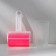A video for cleaning clothes in a silicone case, 17 × 11 × 6 cm, pink color