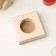 Harvesting for creativity "candlestick", 1 candle, square, 7 x 7 x 2.2 cm, pine