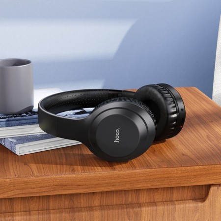 Hoco W30 headphones, wireless, full -size, Bluetooth 5.0, 300 mAh, black-3