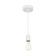 Lamp "Skin" E27 40W white 10x10x16-60cm